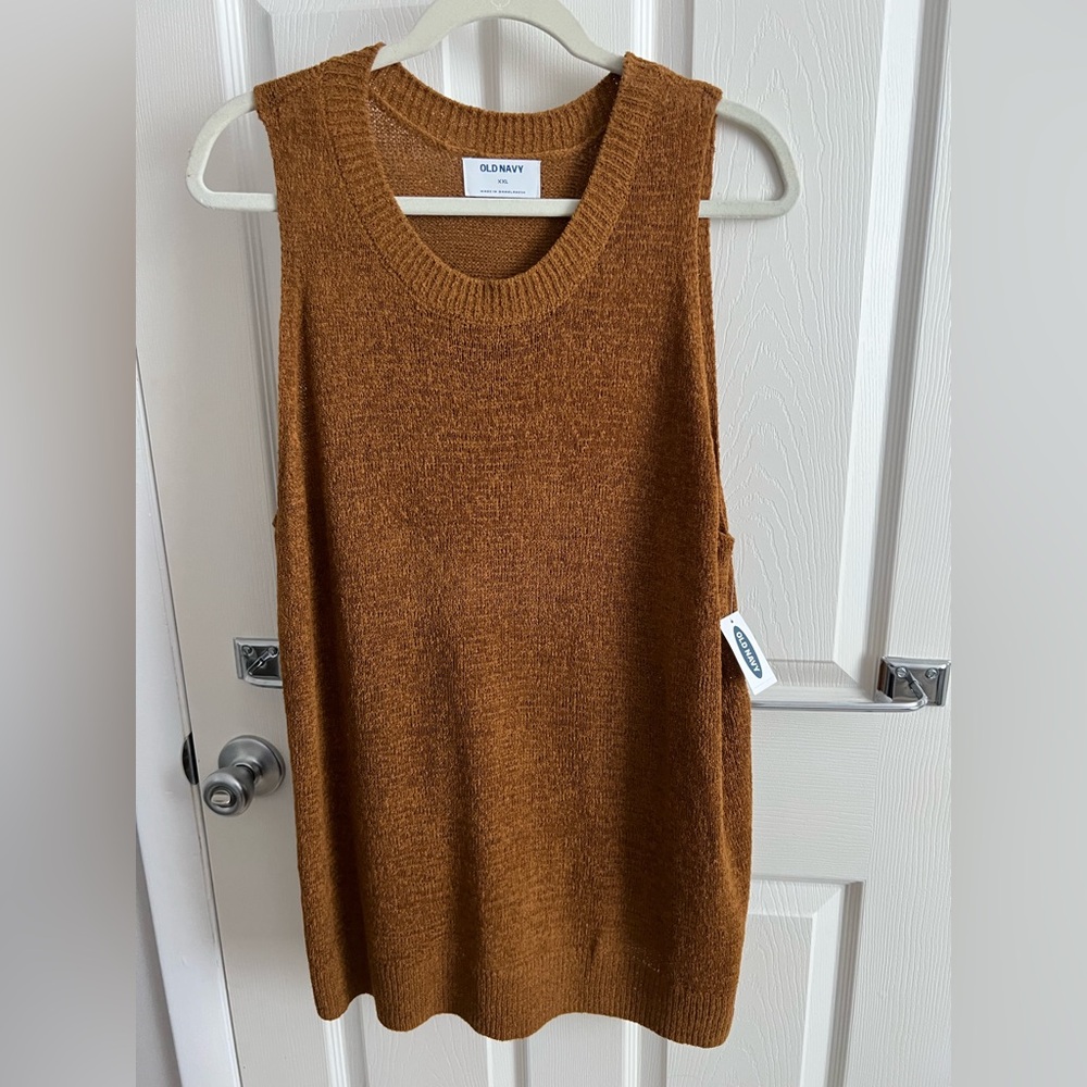 Old Navy burnt orange tunic tank